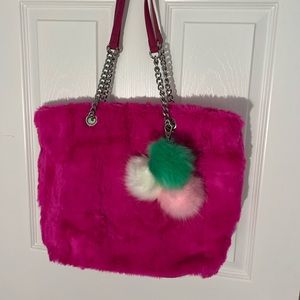 DREAMWORKS TROLLS 2016 Faux Fur Handbag